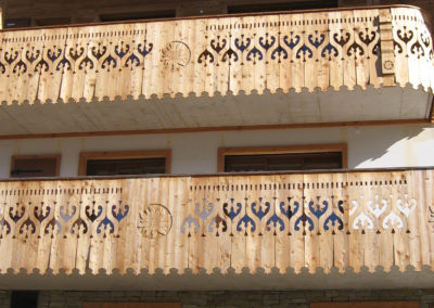 Balcon chalet morzine