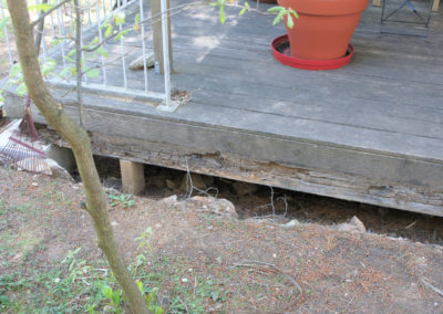 Dégradation de structure bois – La Londe