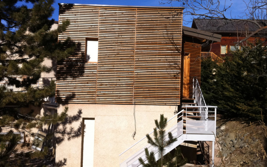 Renovation extension ossature bois