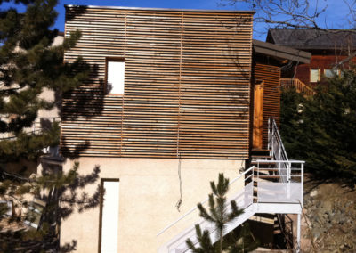 Renovation extension ossature bois